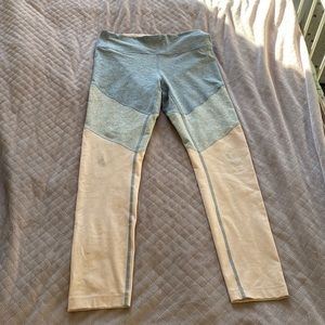 Outdoor Voices leggings, tri-color